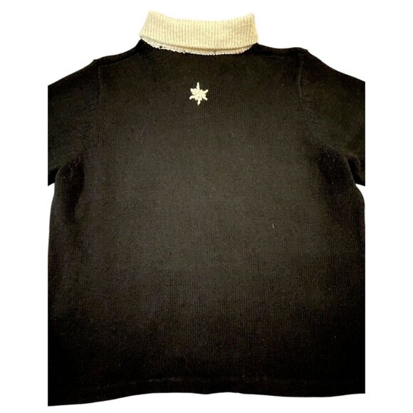 All Points Women's Snowmen Full Zip Cardigan SIZE-LARGE - Picture 3 of 8